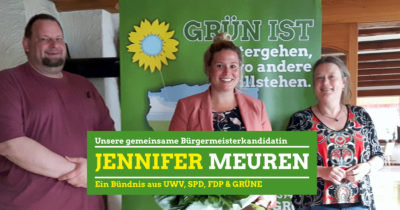 Jennifer Meuren - Unsere gemeinsame Bürgermeisterkandidatin