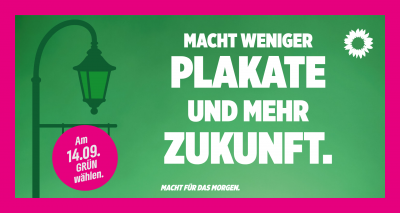 Weniger Plakate, mehr Zukunft: Warum wir auf Materialschlachten verzichten