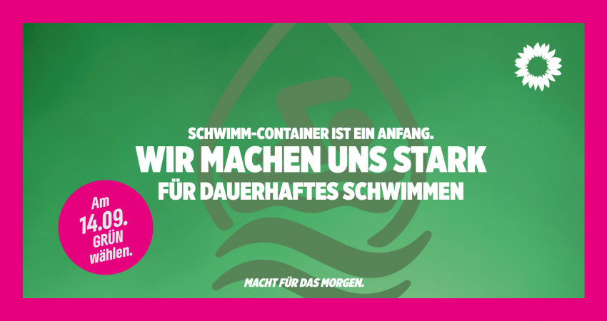 Schwimm-Container bis Herbst: Ein Tropfen auf den heißen Stein